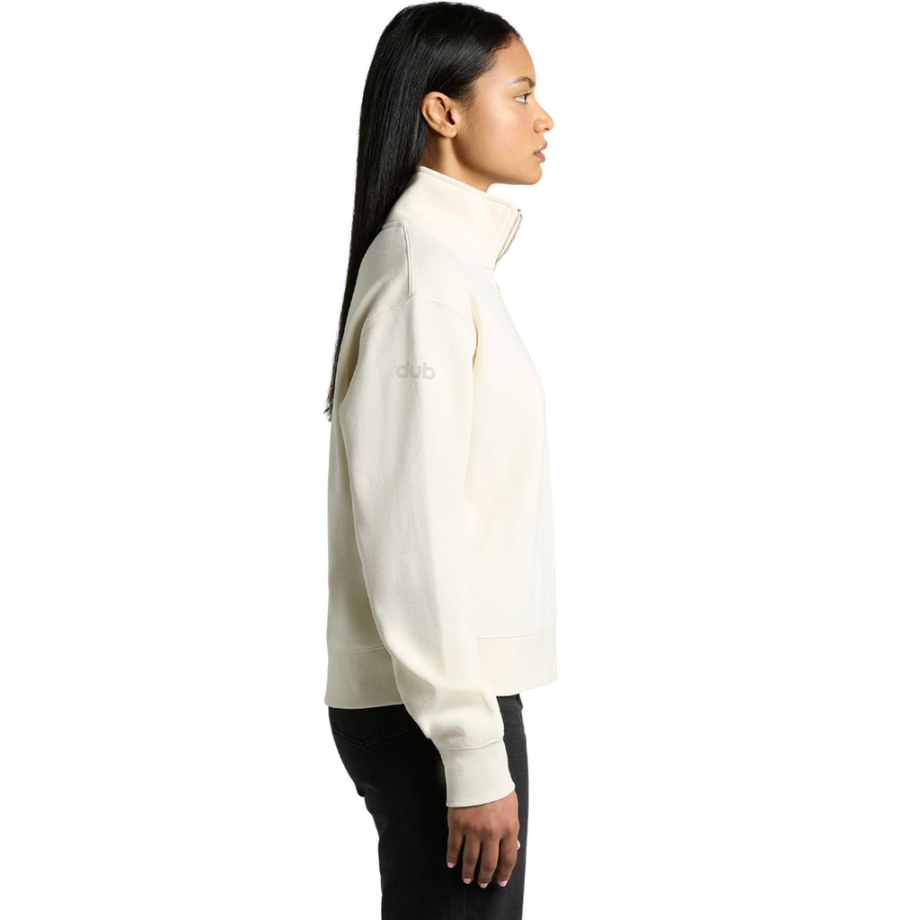 dub quarter zip women's sweatshirt